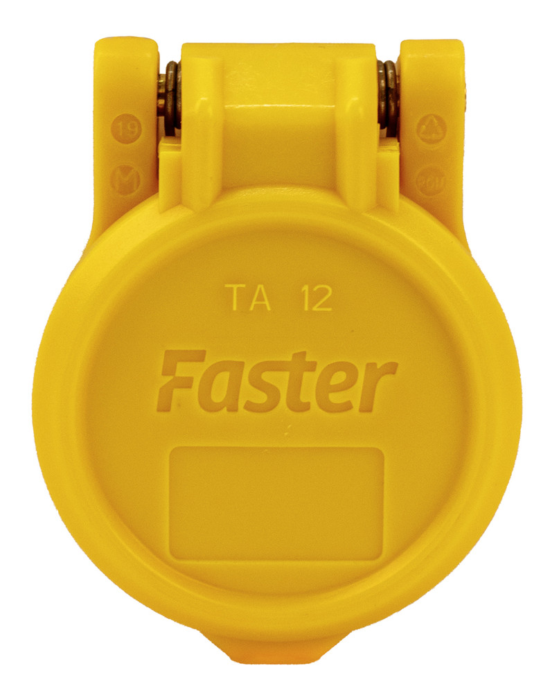 Tappo di protezione automatico per innesto giallo femmina M1/2" - Faster
