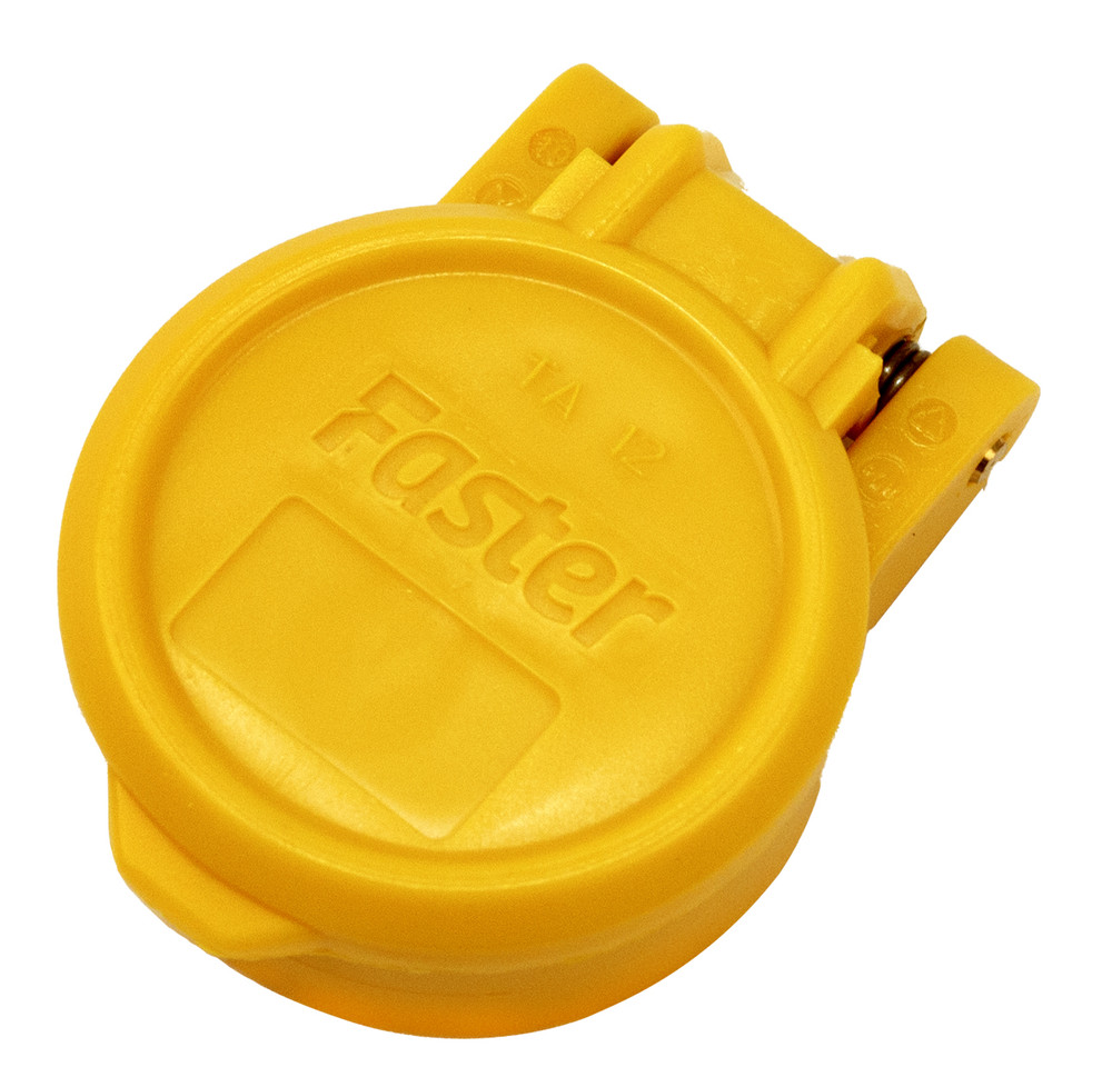 Tappo di protezione automatico per innesto giallo femmina M1/2" - Faster