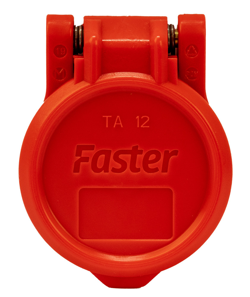 Tappo di protezione automatico rosso per innesto femmina M1/2" - Faster