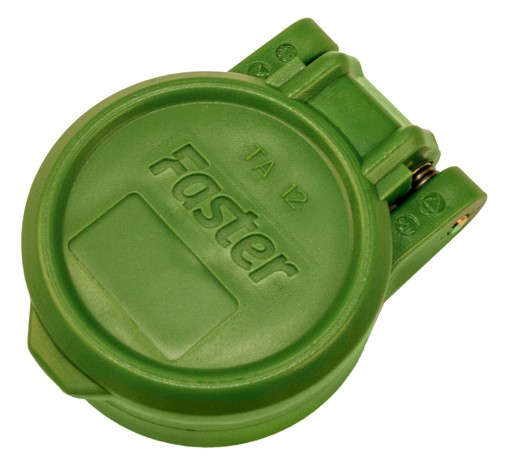 Tappo di protezione automatico per innesto verde femmina M1/2" - Faster