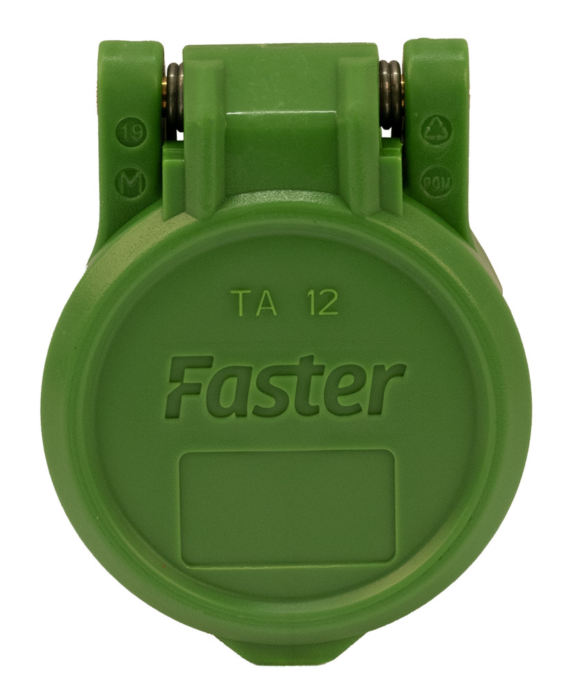 Tappo di protezione automatico per innesto verde femmina M1/2" - Faster