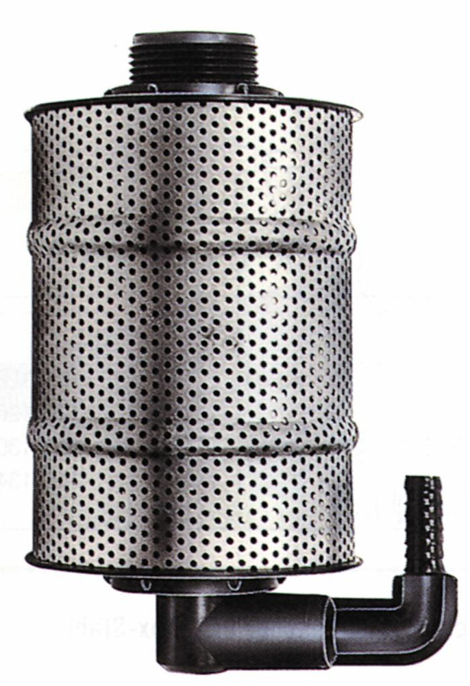 Eiettore con filtro in acciaio inox con filetto M1'1/4 e corpo in propilene - Arag