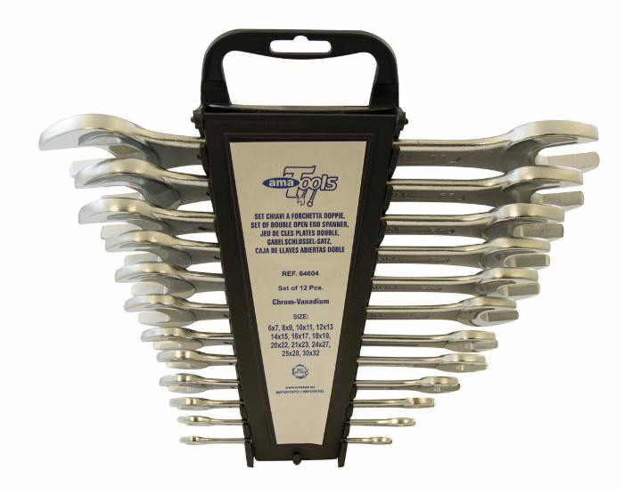 Set 12 chiavi a forchetta doppia - Ama Tools