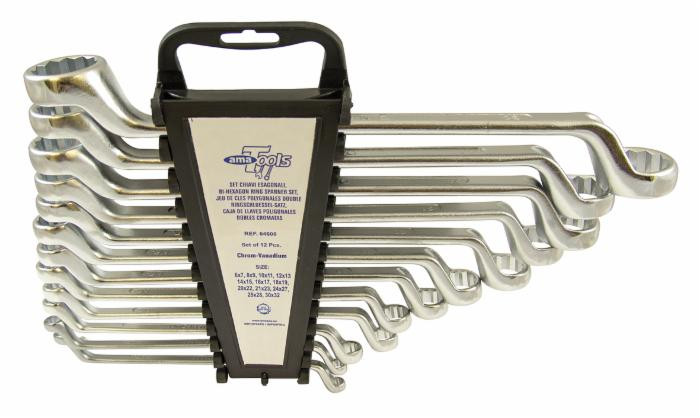 Set 12chiavi poligonali doppie - Ama Tools