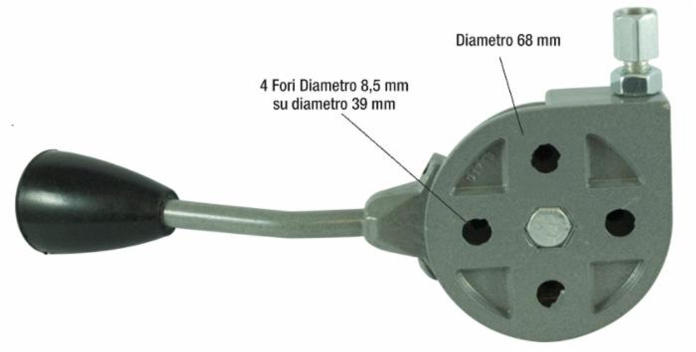 Manettino acceleratore Sx in metallo per trattore - Ama