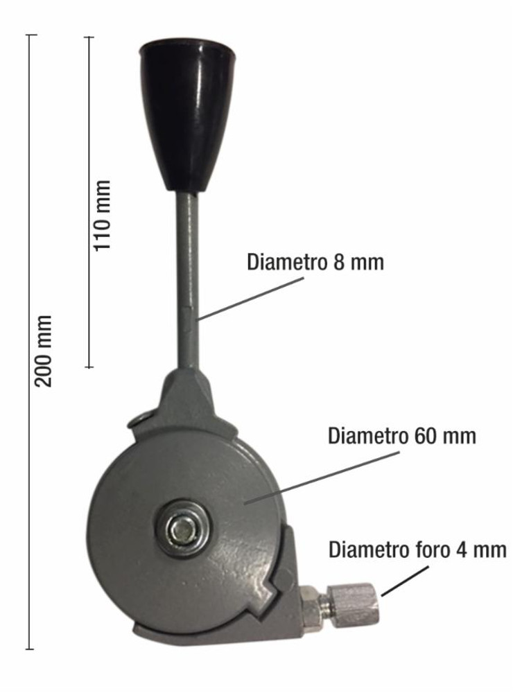 Manettino acceleratore in alluminio dx per trattore - Ama