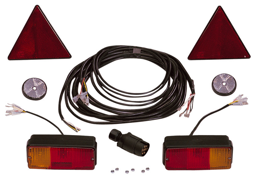 Kit fanali 12 V con cavo 5 poli - Ama - Ama