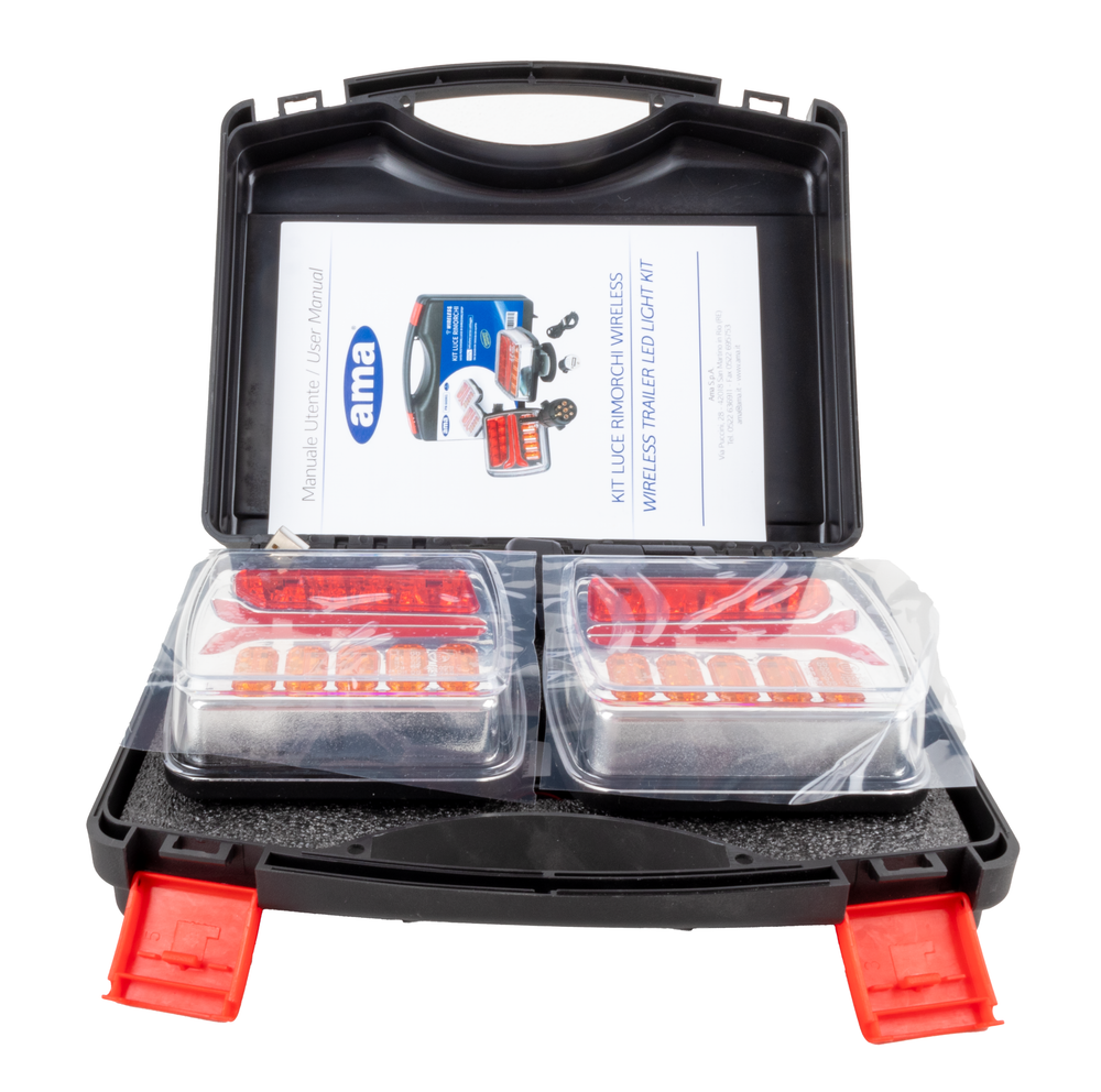 Kit luci rimorchio a LED magnetico e senza fili - Ama