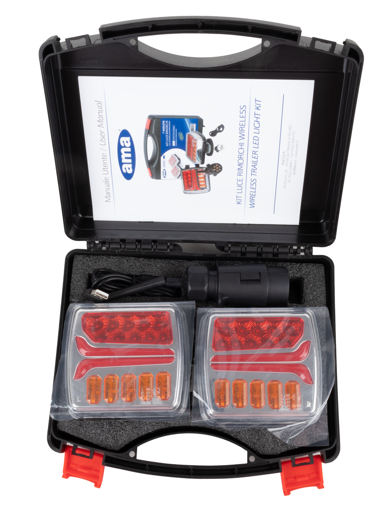 Kit luci rimorchio a LED magnetico e senza fili - Ama