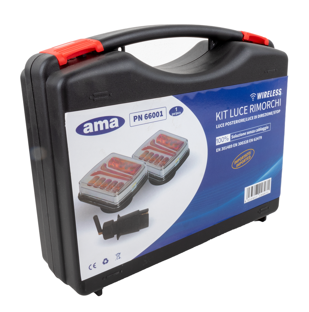 Kit luci rimorchio a LED magnetico e senza fili - Ama