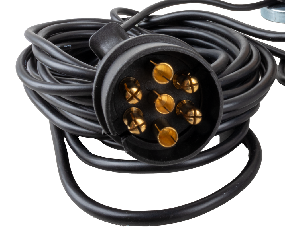 Kit luci con fanali a LED magnetico 12V cavo 7,5m + 2,5m tra fanali - Ama