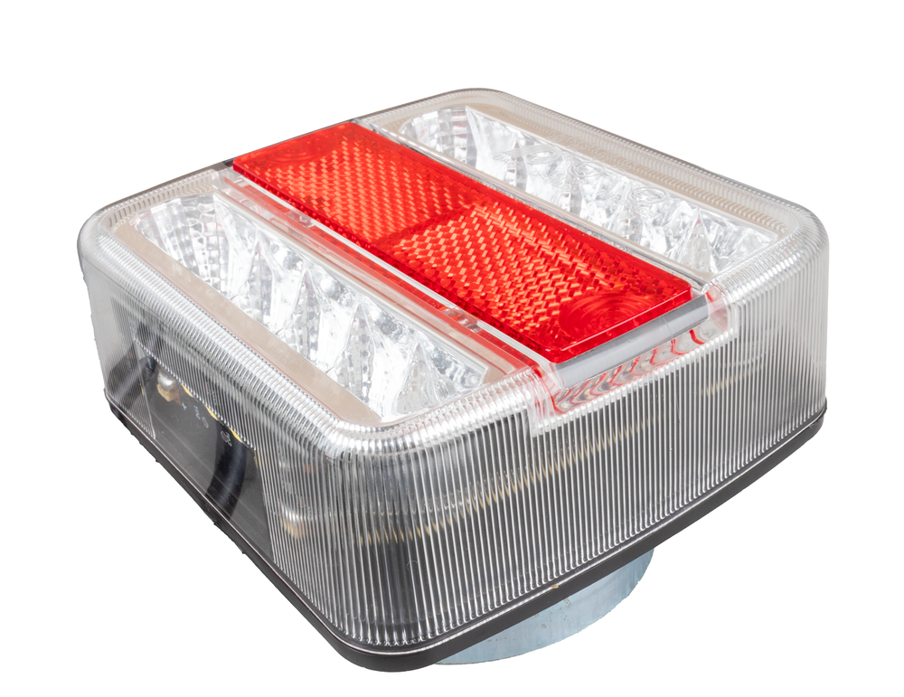 Kit luci con fanali a LED magnetico 12V cavo 7,5m + 2,5m tra fanali - Ama