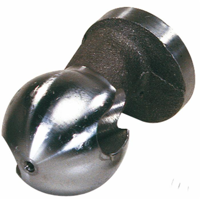 Sfera per rimorchi con asola destra Ø 60mm - Ama
