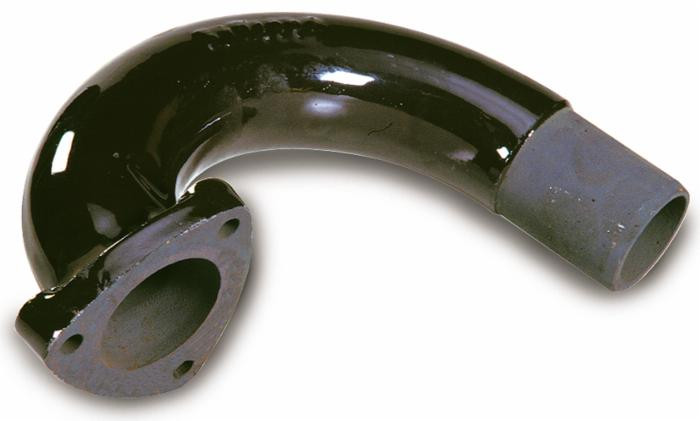 Collettore di scarico a gomito compatibile Fiat 5101206 - No brand