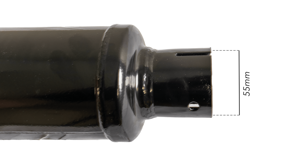 Silenziatore corto per trattore adattabile al riferimento originale Landini 894291M2 - Ama