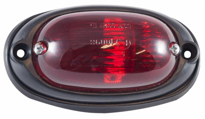 Fanale di posizione posteriore rosso 100x55mm - Ama