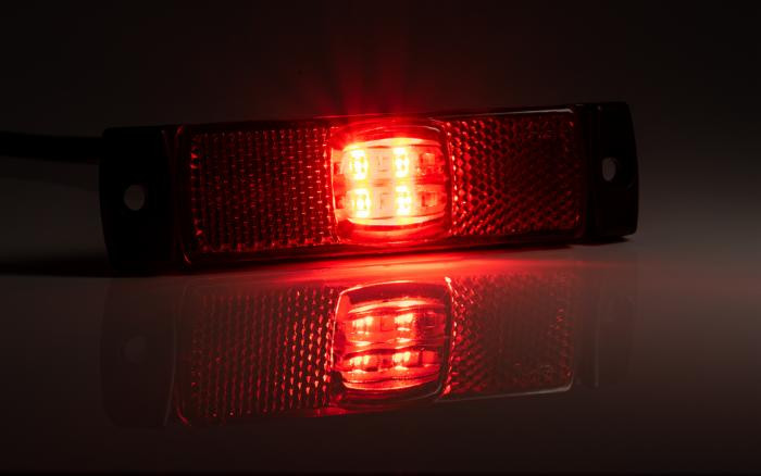 Fanale di ingombro a LED rosso 12-36V - Ama