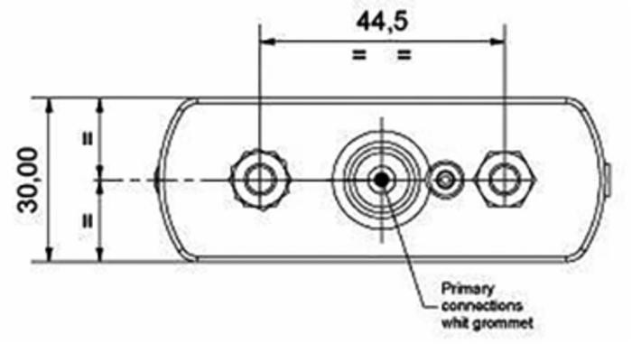 Fanale targa universale 83x33mm - Radex