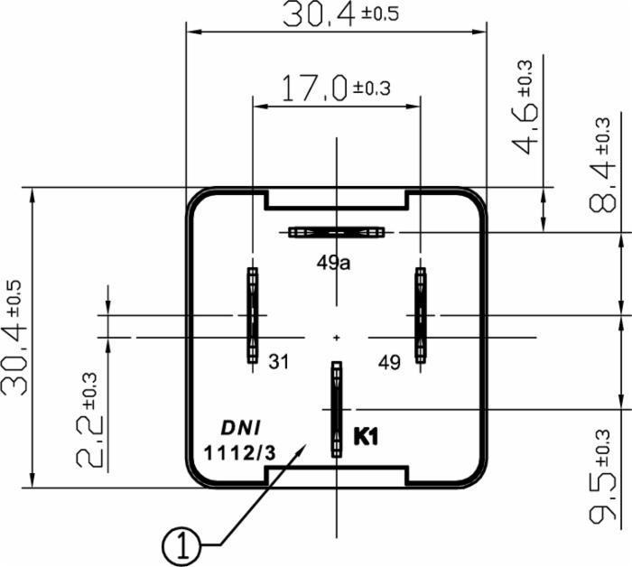 Intermittenza 4 poli 12V per fanali LED ed alogeni - Ama