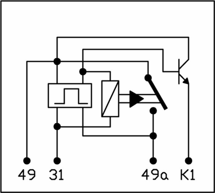 Intermittenza 4 poli 12V per fanali LED ed alogeni - Ama