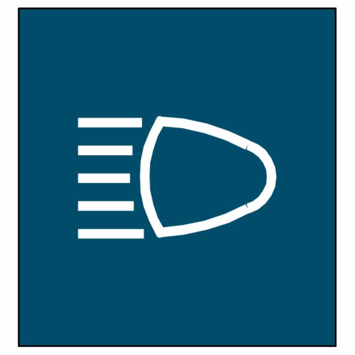 Interruttore basculante ON-OFF 12V fari abbaglianti - Ama