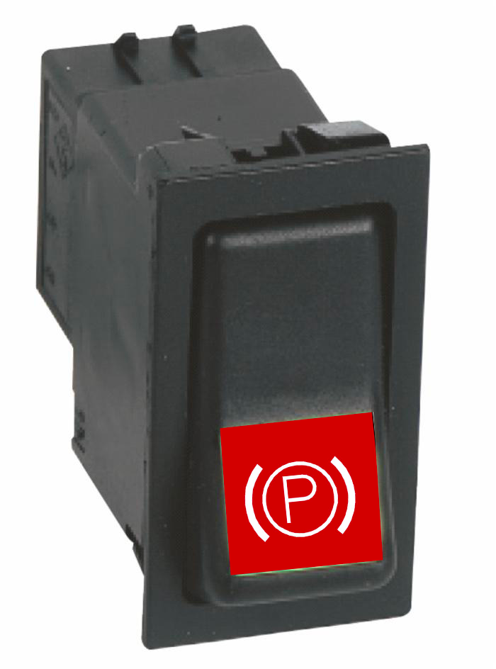 Interruttore basculante ON-ON 12V freno a mano - Ama