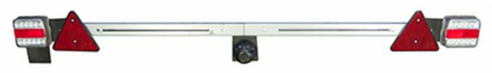 Barra con fanali posteriori LED lunghezza regolabile 1,4-2,1 metri - Ama