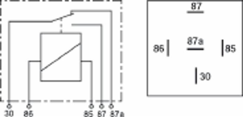 Relè 24V 10/20A con staffa e senza diodo - Ama