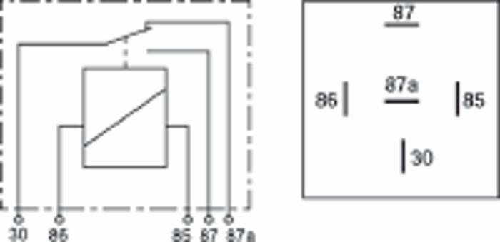 Relè 24V 10/20A con staffa e senza diodo - Ama