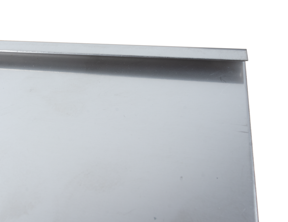 Portatarga con cerniera in acciaio inox 165x165mm - Ama