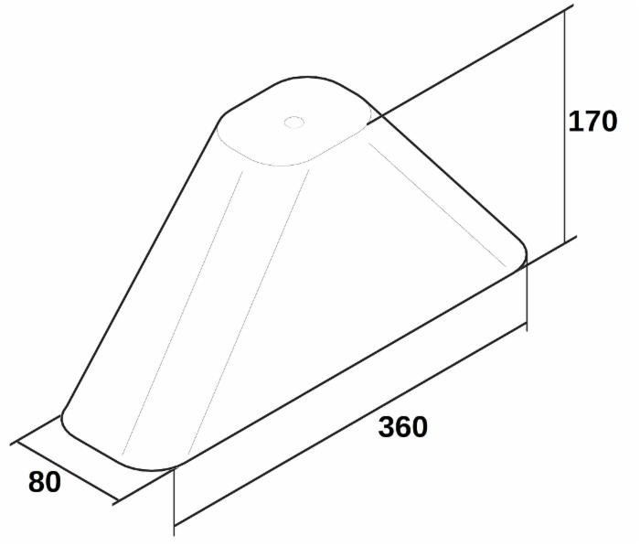 Campana per diserbo localizzato da 36x17x8cm - Ama