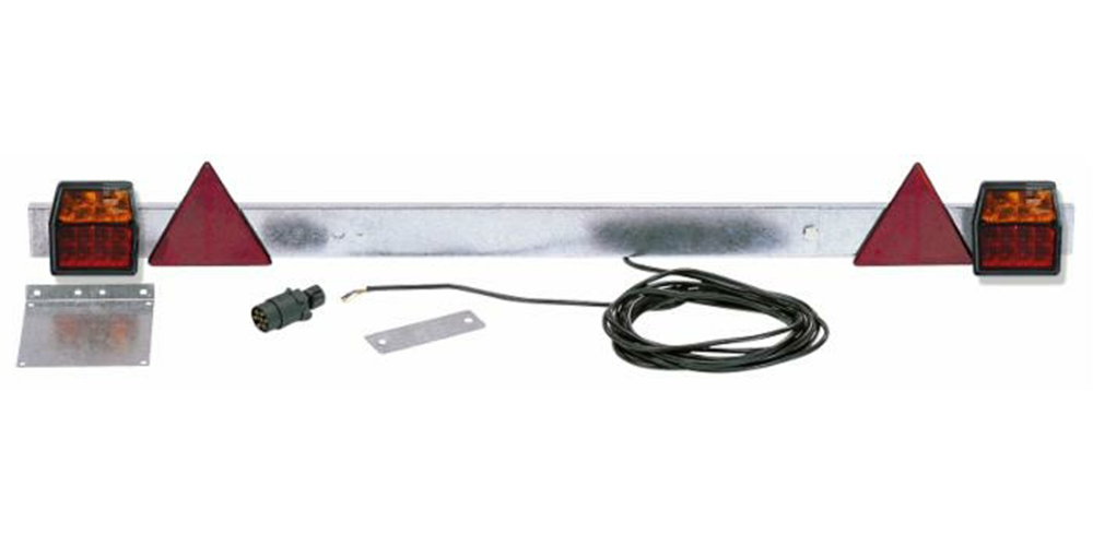 Barra con fanali posteriori LED 12V e lunghezza regolabile 1,18-1,72 metri - Ama