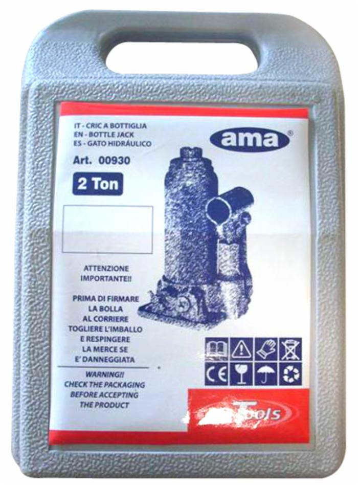 Martinetto idraulico da 2t sollevamento 150mm - Ama