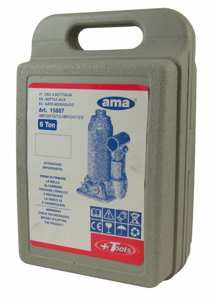 Martinetto idraulico da 6t sollevamento 185mm - Ama