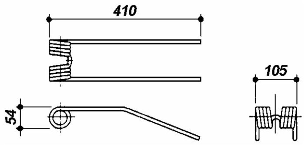 Dente girello adattabile Fort 53122269 filo 9 - Ama