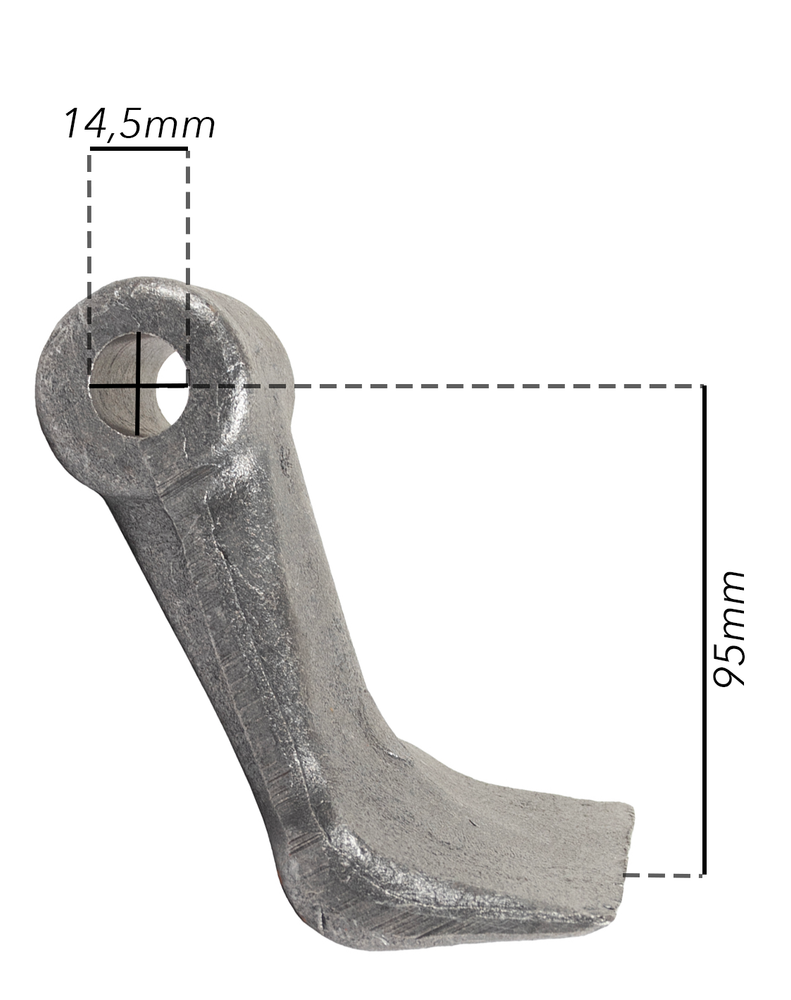 Mazza trincia lunghezza 95mm larghezza 85mm - Ama