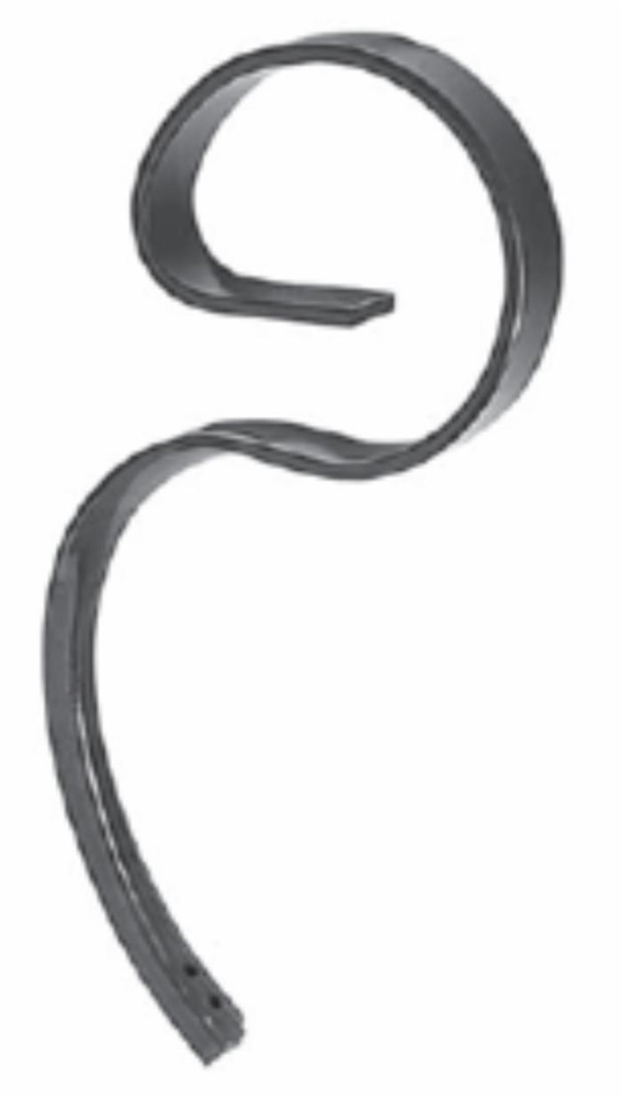 Molla flex 45x12mm con 2 fori interasse 30mm - Ama