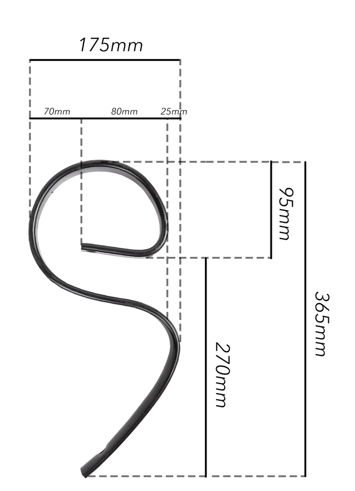 Molla flex-pall bassa con foro 25x8mm - Ama