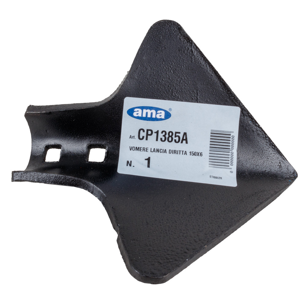Vomere a lancia diritta 2 fori 150x6 adattabile a Siderman - Ama