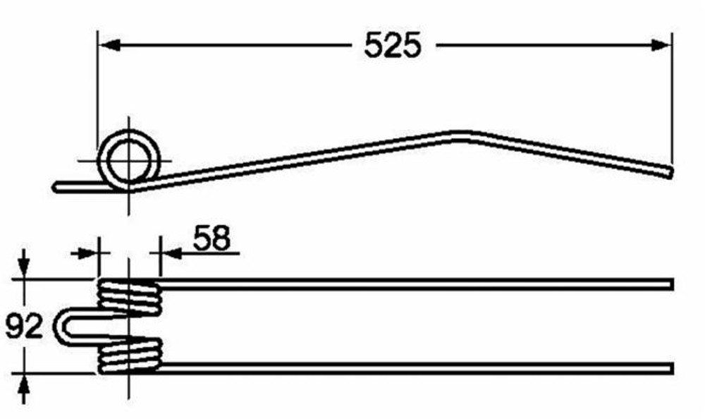 Dente giroandanatore adattabile Fahr 1650,2731 0623,1509 1,1089,030,101,00 filo 9 - Ama