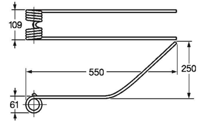 Dente giroandanatore adattabile Aba, Angeloni e Sama - Ama