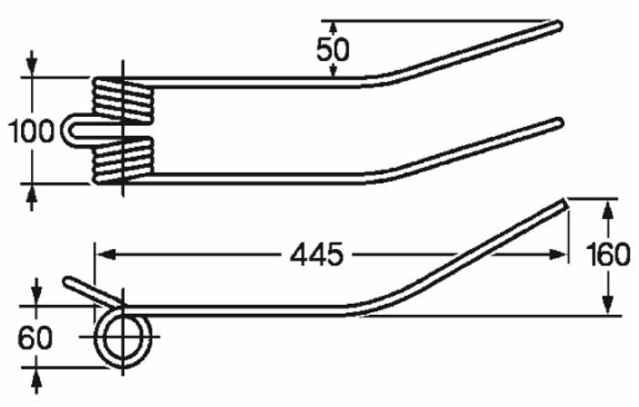 Dente giroandanatore adattabile Slam Girorami filo 8,5 - Ama