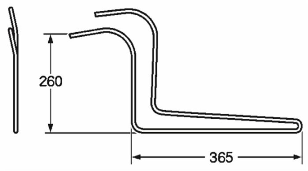 Dente ranghinatore adattabile Bautz SP30-42 filo 6,5 - Ama