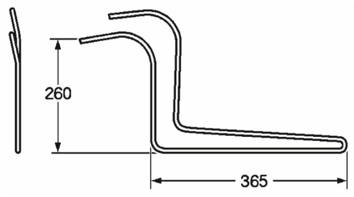 Dente ranghinatore adattabile Bautz SP30-42 filo 6,5 - Ama