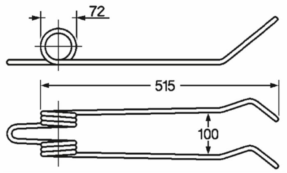 Dente strigliatore adattabile Accord 495754 filo 8 - Ama