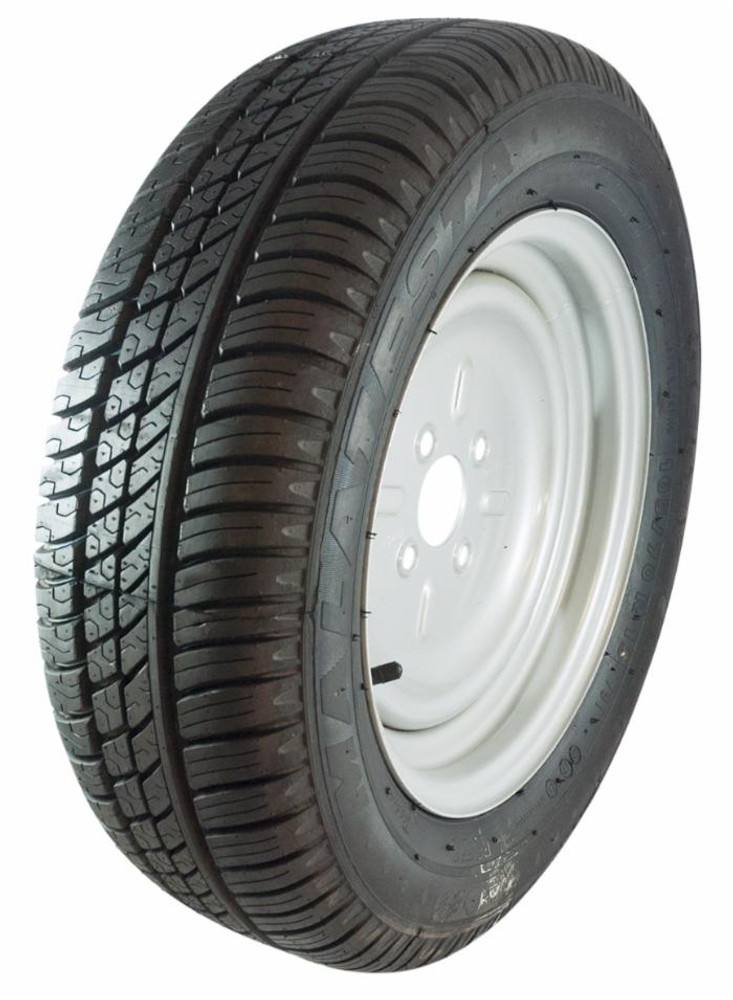 Ruota pneumatica 185/65 R14 e cerchio in ferro 5 fori - Ama