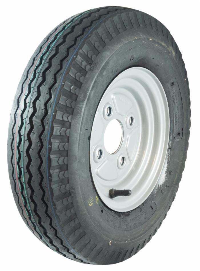 Ruota pneumatica 4,00/10" con cerchio 4 fori Fiat - Ama