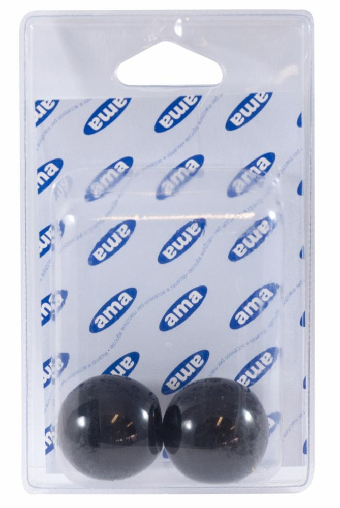 Confezione 2 pomoli a sfera Ø 30mm filetto 8MA - Ama