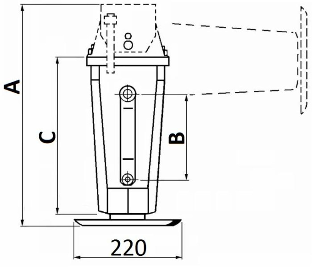 Servotimone tipo cric ø70x170 - Simol