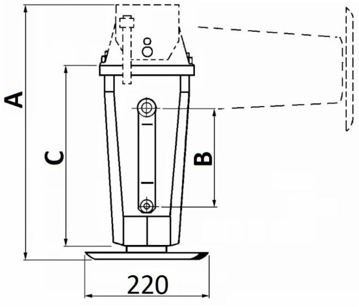 Servotimone tipo cric ø70x170 - Simol